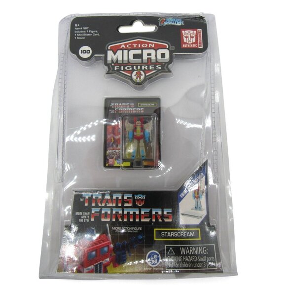TRANSFORMERS Bumblebee And Starscream Mini Worlds Smallest Action Micro Figures - Picture 7 of 11